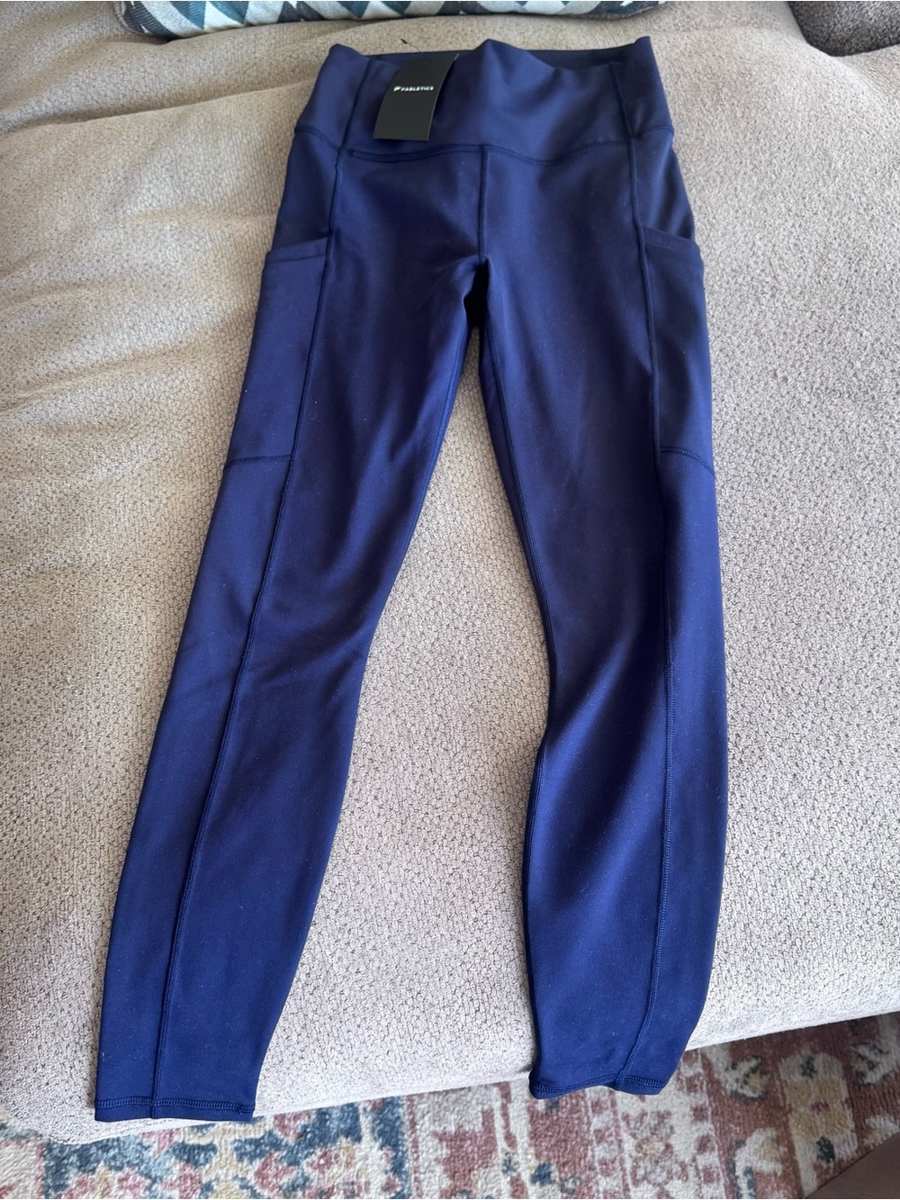 NWT Fabletics Powerhold Leggings Navy Blue